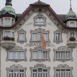 Das Rathaus beim Klosterplatz